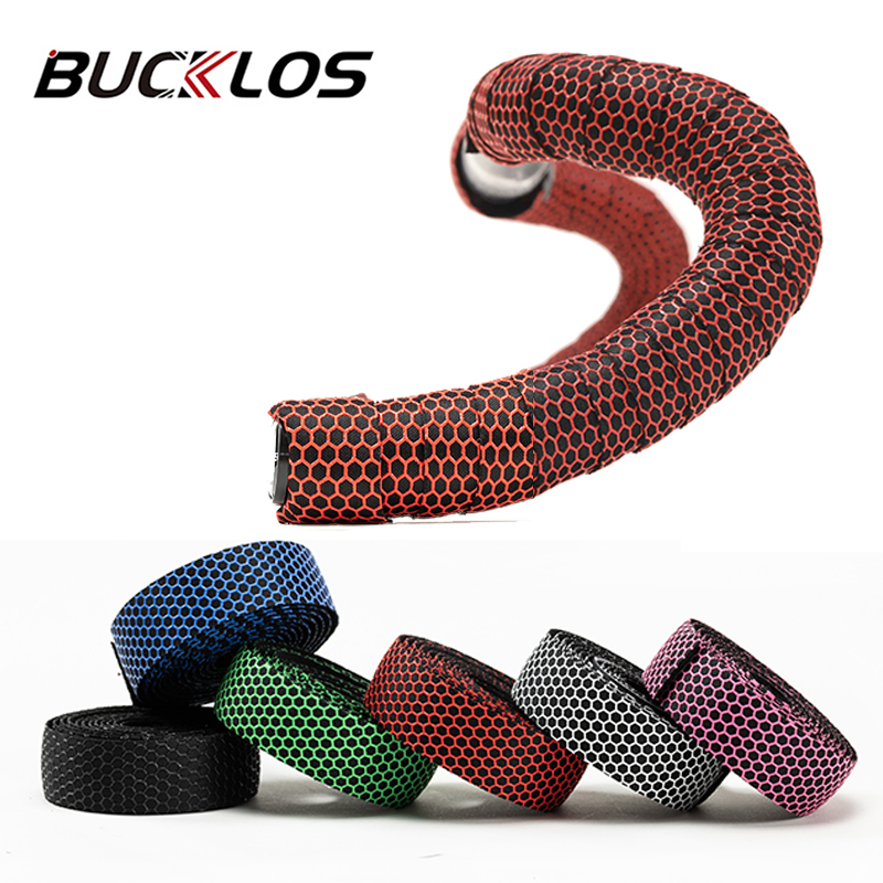 BUCKLOS Professional Cycling Handlebar Tape Silicone Road Bike Handlebar Tape Breathable Bicycle Handle Bar Belt Bike Part
