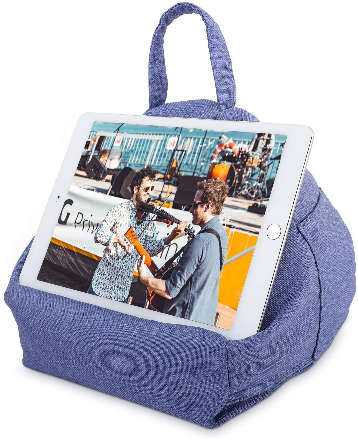 Tablet Pillow Stand，Lap Pillow Bed Sofa Soft Cushion Holder Xmas Gift for Phones Tablets Up to 11"，For iPad 9 10.2，Mini 6