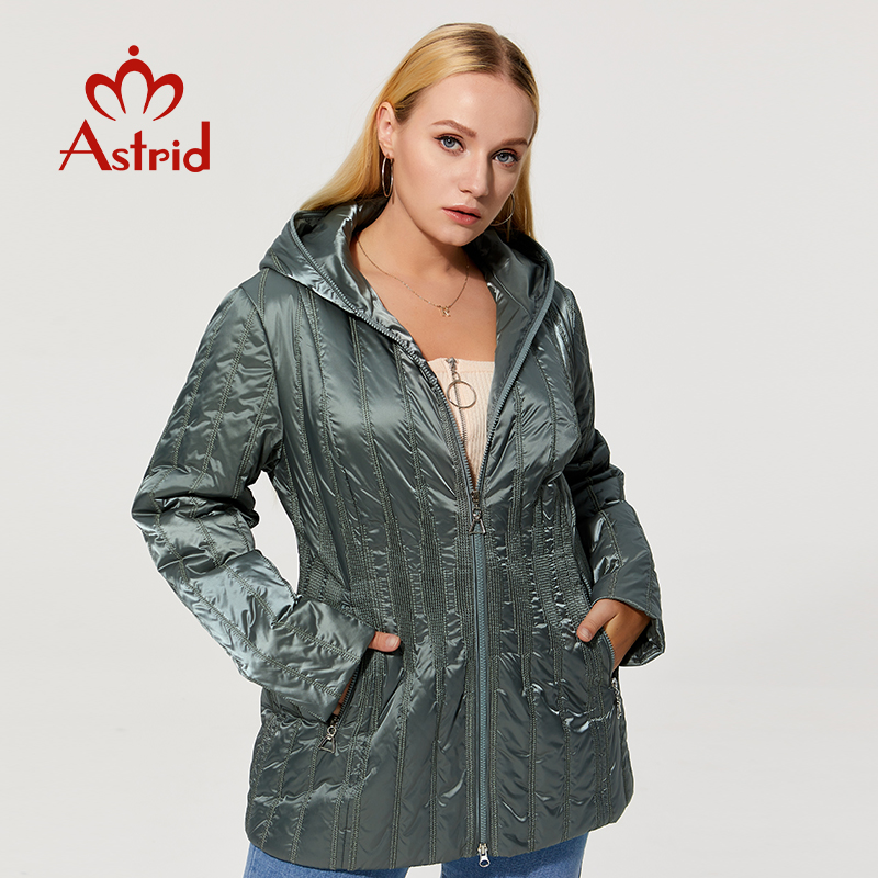 Astrid  winter jacket plus size parkas women's winter down jackets Short Slim Cotton Hooded  Ladies Parka AM-7546