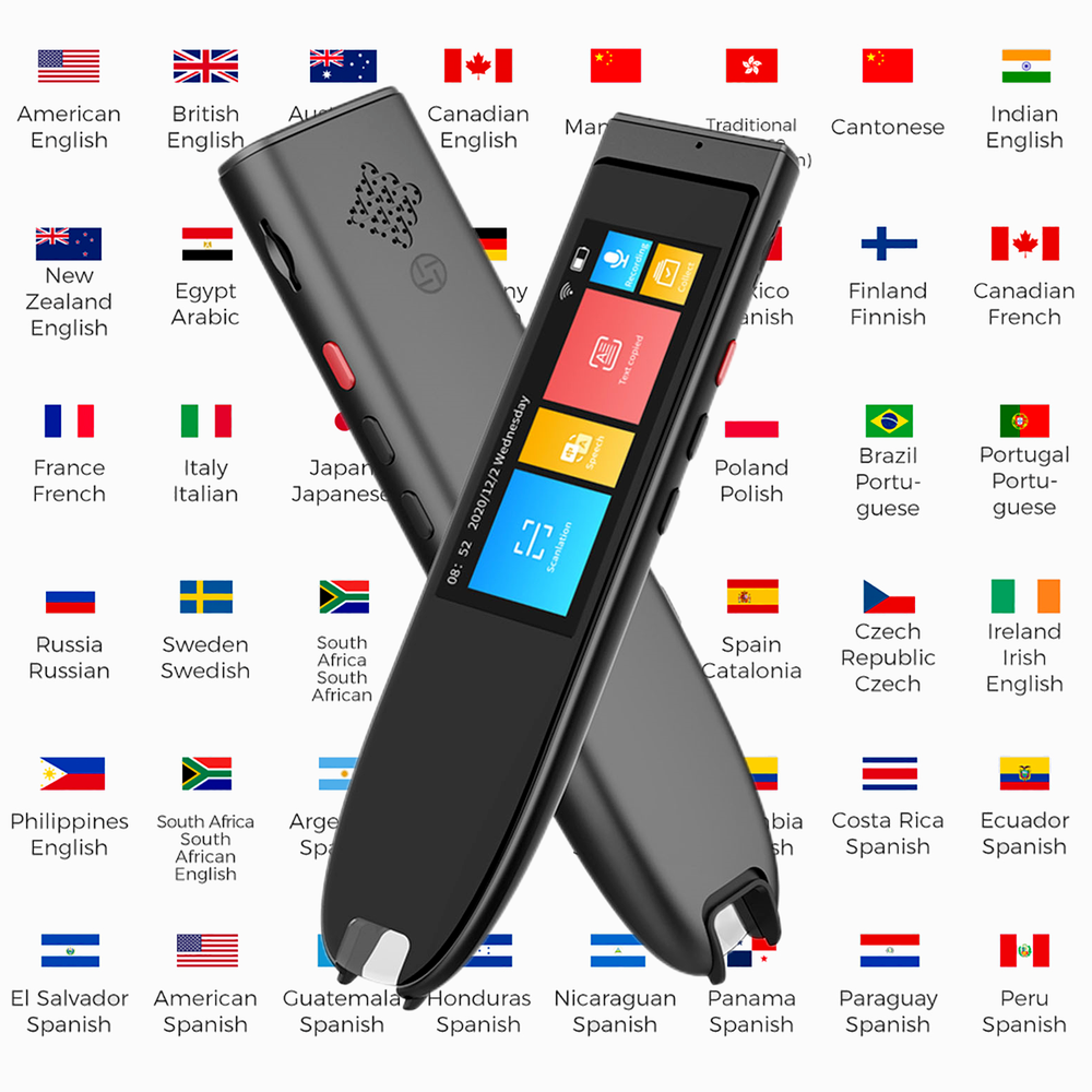 Portable Smart 112 Language Translator Pen Multifunction Offline Translation Real Time Language Translator Reading Pen