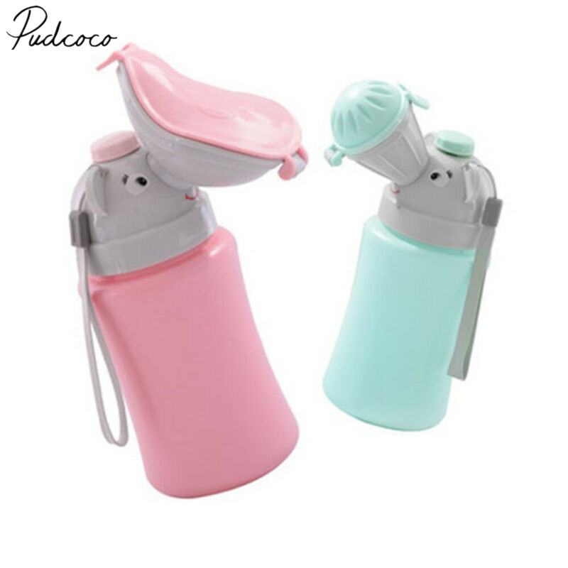 Baby Travel Urinal Pot ABS Kid Portable Urinal Toilet Potty Training Baby  Girl Car Travel Supply 500ML