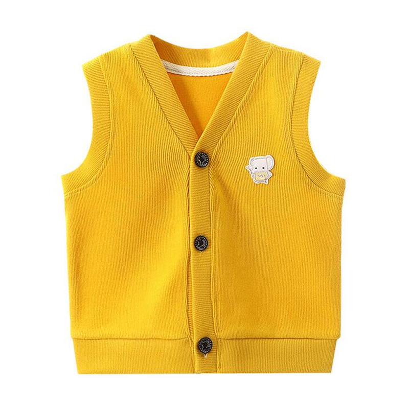 Kids Children Vest Knit Sweater 1-5Y Cotton Autumn Baby Jacket Sleeveless  Girls Vest Cotton Soft Kids Cardigan Infant Warm