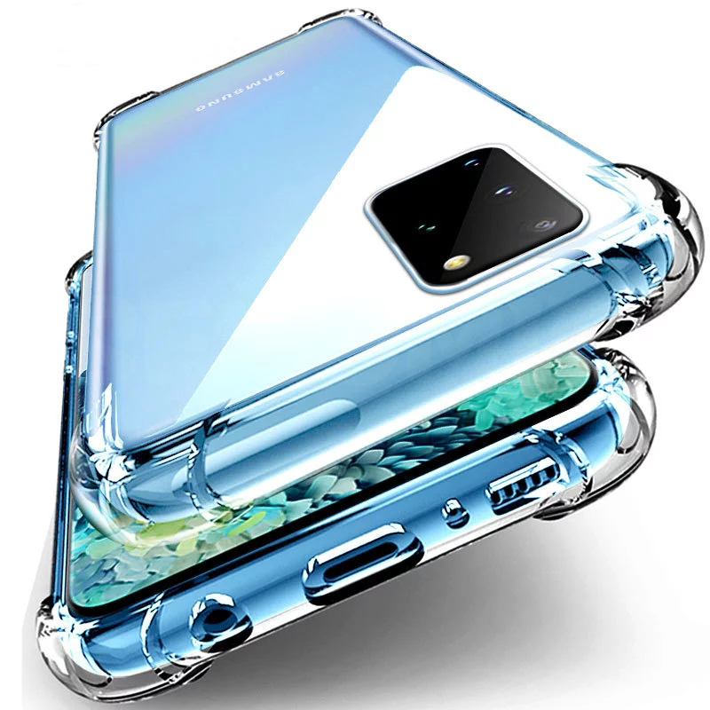 Shockproof Clear Soft Silicone Case For Samsung Galaxy S20 S21 S22 Ultra FE S8 S9 S10 Plus Note 9 10 20 A50 A51 A52 A53 Case