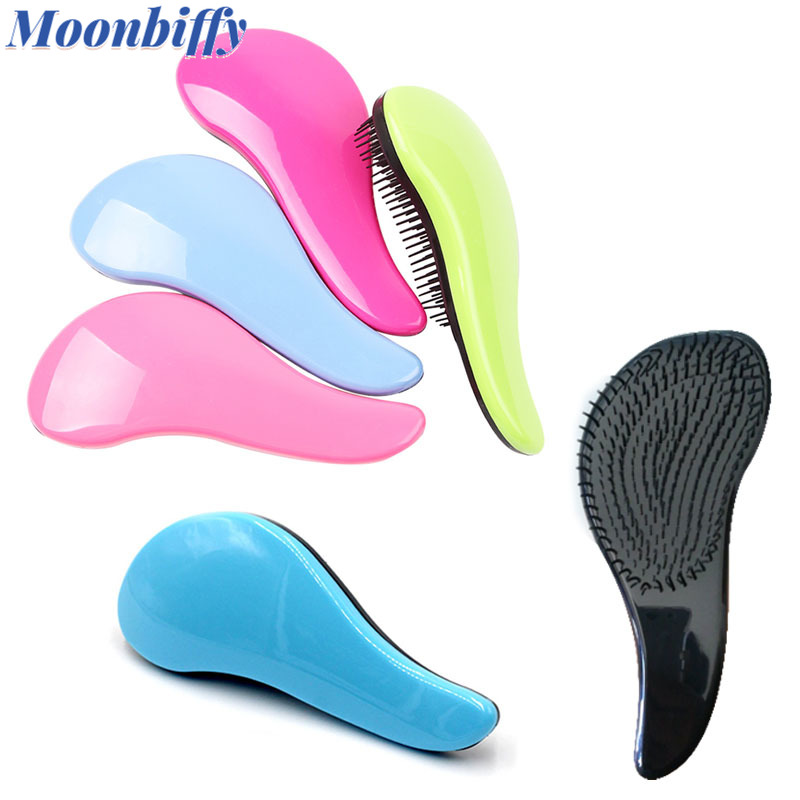 Baby Kids and Women Detangling Hair Brush Combs Salon Gentle Anti-static Brush Tangle Wet Dry Bristles Handle Tangle Curly