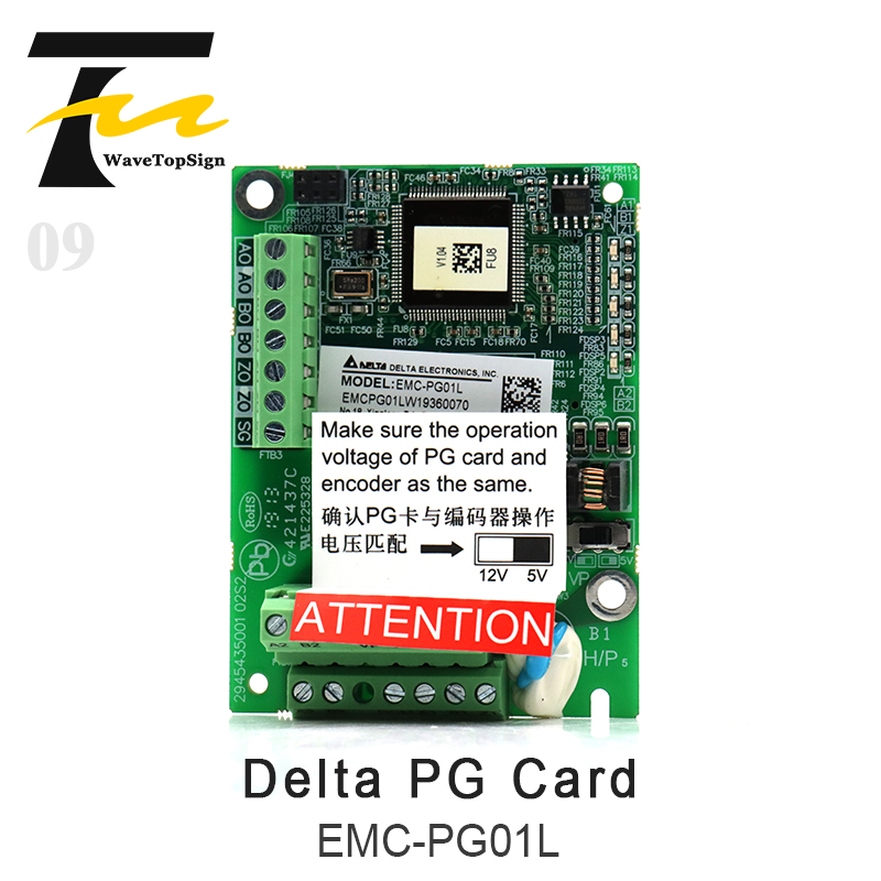 Original Delta Inverter PG Card EMC-PG01L