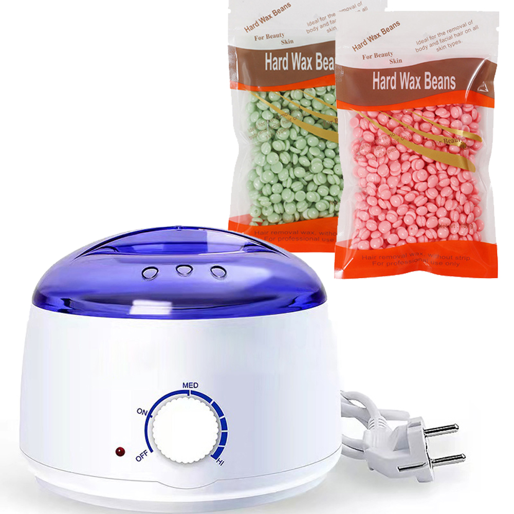 100W Wax Heater Depilatory Epilator Hair Removal Machine Wax-melt Waxing Kit Paraffin Heater Wax Beans Bead Heating Machine
