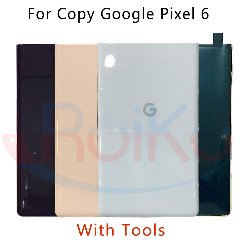 For Google Pixel 6 Back Battery Cover Door Rear Glass Housing Case GB7N6 G9S9B16 Pixel 6 pro Battery Cover Replacement