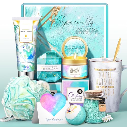 Birthday Gifts for Women, Gifts for Women Mom, Wife, Girlfriend, Sister, Friends, Her, Relaxing Spa Gifts Basket Self Care Gifts For Women Christmas, Valentine's Day, Mother's Day Gifts for Women