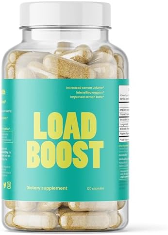 Load Boost - Semen Volume, Sperm Health, & Men's Fertility - 120 Capsules (1 Month Supply)