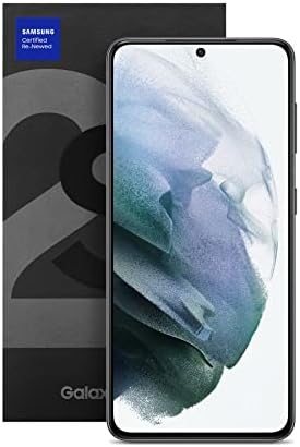 Samsung Galaxy S21 5G, US Version, 128GB, Phantom Gray- Verizon (Renewed)