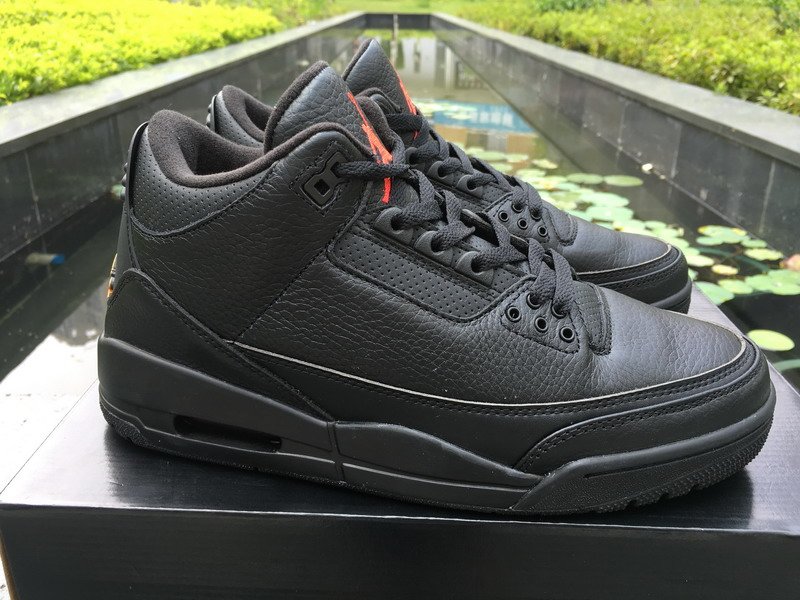 PK AIR JORDAN 3 III OVO BLACK