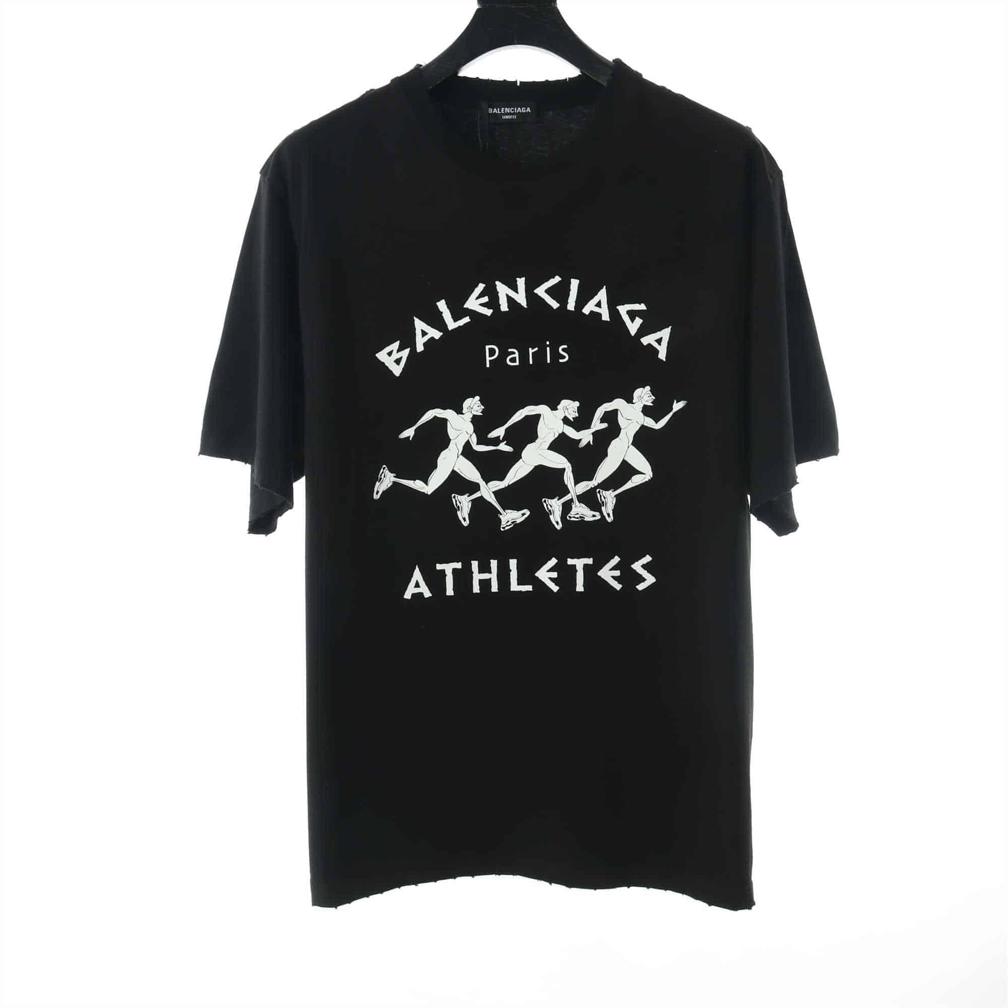 Balenciaga Athletes Print T-Shirt – BBS024