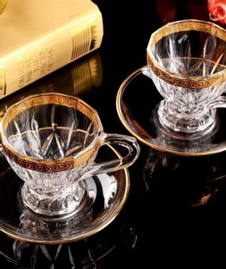 Copy hermes home crystal tea set