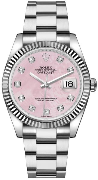 Rolex Datejust 36 Pink Diamond Women’s Watch 116234